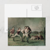 Wird er es tun? postkarte (Vorne/Hinten)