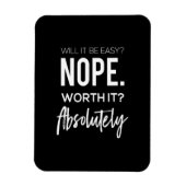 Wird es einfach sein? Nein. absolut wert Magnet (Vertikal)