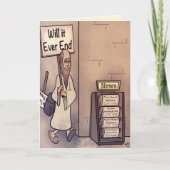 Wird es immer die Grußkarte beenden? Karte (Vorderseite)