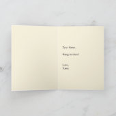 Wird es immer die Grußkarte beenden? Karte (Innenseite)