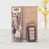 Wird es immer die Grußkarte beenden? Karte (Gelbe Blume)