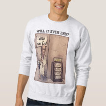 Wird es je das männliche Asche-Sweatshirt beenden?