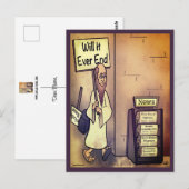 Wird es jedes Mal Poster beenden Postkarte (Vorne/Hinten)