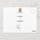 Wird es jedes Mal Poster beenden Postkarte (Rückseite)