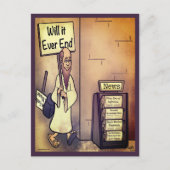 Wird es jedes Mal Poster beenden Postkarte (Vorderseite)