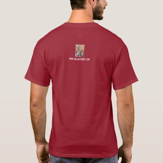 Wird es jemals den T - Shirt der Maroon-Männer bee (Rückseite)