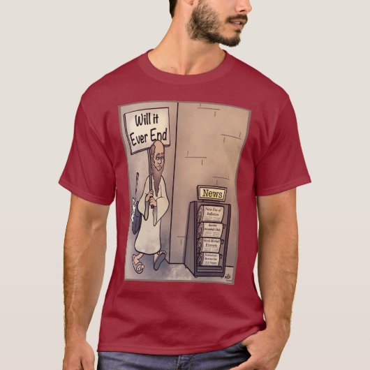 Wird es jemals den T - Shirt der Maroon-Männer bee (Vorderseite)