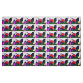 WIRD FABRIC. FARBIG STOFF (Fat Quarter (45,7 x 55,9 cm))