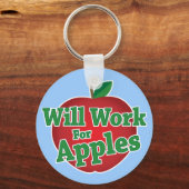 Wird für Äpfel arbeiten Schlüsselanhänger (Vorderseite)