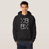 Wird für Donuts-Sprinkles-Retro trainieren Hoodie (Vorne ganz)