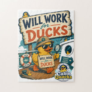 Wird für Enten arbeiten Puzzle