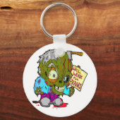 Wird für Gehirne funktionieren Schlüsselanhänger (Vorderseite)