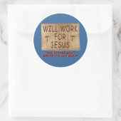 Wird für Jesus Sticker arbeiten (Tasche)