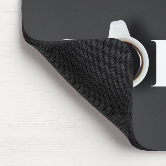 Wird für Kaffee arbeiten, schwarz Mousepad (Ecke)