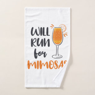 Wird für Mimosas laufen Handtuch