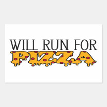 Wird für Pizza laufen