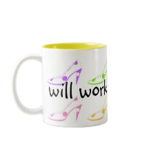 Wird für Schuhe Coffee Tasse arbeiten