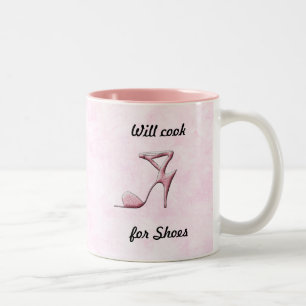 Wird für Schuhe kochen Zweifarbige Tasse