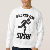 WIRD FÜR SUSHI, Funny T - Shirt laufen (Vorderseite)