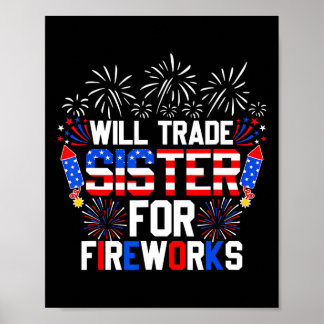 Wird Handelsminister für Feuerwerke am 4. Juli Poster