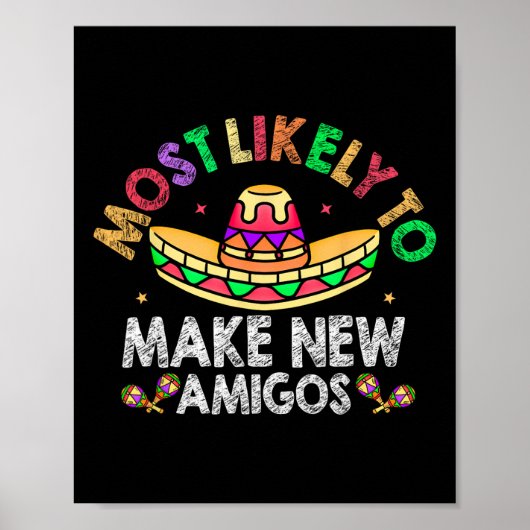 Wird höchstwahrscheinlich neue Amigos-Sombrero-Fun Poster (Vorne)