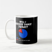 Wird ich Square Tanz heute Yes Pie Chart Square Da Kaffeetasse (Links)