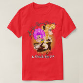 Wird Ihnen ein rotes Auge serviert? T-Shirt (Design vorne)