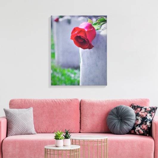 Wird immer daran denken! leinwanddruck (Insitu (Wohnzimmer))