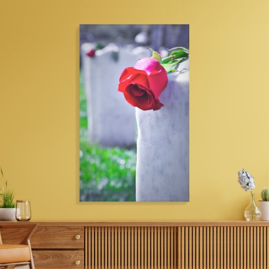 Wird immer daran denken! leinwanddruck (Insitu (Wohnzimmer))