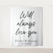 Wird immer die Liebe für den Hintergrund des Foto- Wandteppich (Vorderseite)