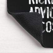 Wird Kickbox-Beratung für Tacos geben Lustiger Mar Mousepad (Ecke)