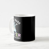 Wird kleine Schwester für Ostercreme tauschen Kaffeetasse (Vorderseite Links)