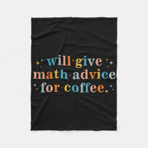 Wird Mathe-Tipps gegen Kaffee geben Mathematik zur Fleecedecke