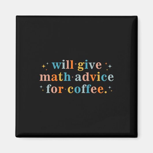 Wird Mathe-Tipps gegen Kaffee geben Zurück in die  Magnet (Vorne)