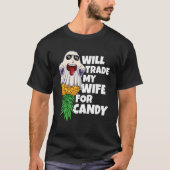 Wird meine Ehefrau gegen Ananas Halloween S tausch T-Shirt (Vorderseite)