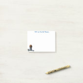 Wird meine Familie bitte beachten! Post-it Klebezettel (Auf Schreibtisch)