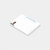 Wird meine Familie bitte beachten! Post-it Klebezettel (angewinkelt)