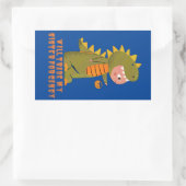 WIRD MEINE SCHWESTER FÜR CANDY lustigen halloween Rechteckiger Aufkleber (Tasche)