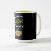 Wird meine Schwester Kunafa Funny Meme tauschen Zweifarbige Tasse (VorderseiteRechts)