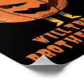 WIRD MEINEN BRUDER FÜR CANDY lustigen Halloween HA Poster (Ecke)