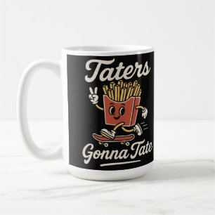 Wird Mit Pommes Frites Witziges Kartoffel-Pun Grap Kaffeetasse