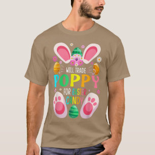 Wird Mohn für Osterjungen Mädchen tauschen T-Shirt