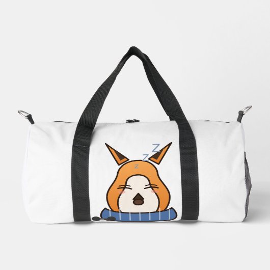 Wird morgen trainieren Lustiger Fuchs Fitnessstudi Duffle Bag (Vorderseite)