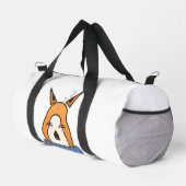 Wird morgen trainieren Lustiger Fuchs Fitnessstudi Duffle Bag (Rechte Ecke)