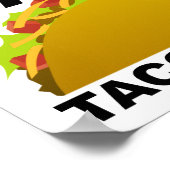 Wird nicht taco 'Bout It Funny Poster (Ecke)