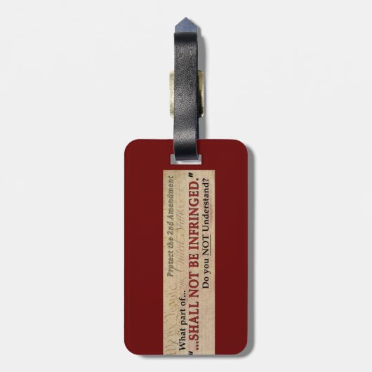 Wird NICHT verletzt Gepäckanhänger (Rückseite vertikal)