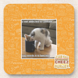 Wird nicht zum Koffein gewöhnt Getränkeuntersetzer