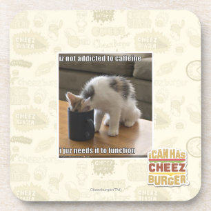 Wird nicht zum Koffein gewöhnt Getränkeuntersetzer