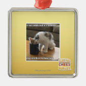 Wird nicht zum Koffein gewöhnt Ornament Aus Metall (Vorne)