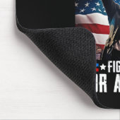 Wird nie aufhören, für Amerika zu kämpfen Trump 20 Mousepad (Ecke)